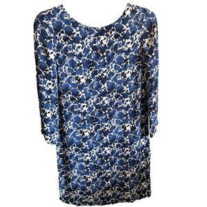 J. Crew Mercantile Women's Long Sleeve Abstract Floral Dress, Extra Small